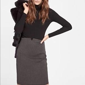New Express front notch pencils skirt
